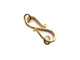 Doppelhaken mit �sen, 20mm - vergoldet