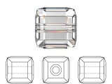 Swarovski W�rfel - 5601 - Aurore Boreale - 8mm