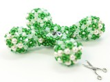 Drop-Cross im Swarovski Perlenmix