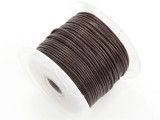 Gewachste Baumwolle Dunkelbraun 1mm x ca. 50m