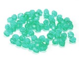 40g Glasschliffperlen 4mm - Blue Zircon AB