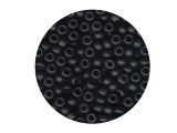 Miyuki Rocailles opaque matt Black 15/0 - 1,5mm - 5g