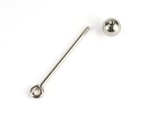 Kettelstift Anh�nger mit �se, 40mm und Kugel