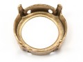 Metallfassung f�r 14mm Rivoli, altmessing