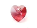 Herz - Crystal Red Magma 40mm