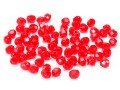 40g Glasschliffperlen 4mm - Rubin AB