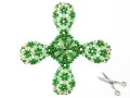 Drop-Cross im Swarovski Perlenmix
