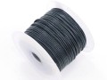 Gewachste Baumwolle 2mm schwarz - 10m