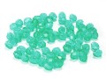 40g Glasschliffperlen 4mm - Blue Zircon AB