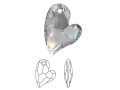 SWAROVSKI ELEMENTS 6261 Devoted 2U Heart - 36mm