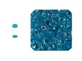 Twin Bead - Crystal inside Blue - 10g