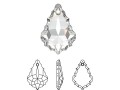 SWAROVSKI ELEMENTS - 6091 - Baroque Flat Pendant - 50mm