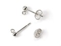 Ohrstecker mit �se, echt silber
