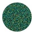Miyuki - Round 11/0 - Matted Transparent Green AB - 10g