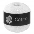 Lana Grossa - Cosmo - Baumwollbeilaufgarn mit kleinen und gro�en Pailletten - Wei�