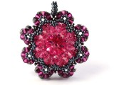 Groer Blumenanhnger mit Rivoli in Rose