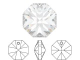 Swarovski 6401 - Octagon Pendant - 14mm - <font color=#873E1B>Nur solange der Vorrat reicht!</font>
