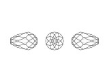 Swarovski Bead Tropfen - 5500 - 9mm x 6mm - <font color=#873E1B>Nur solange der Vorrat reicht!</font>