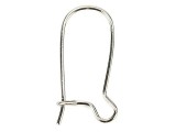 1 Ohrfeder, platinfarbig (1)