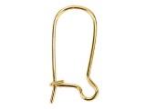 1 Ohrfeder, goldfarbig (1)