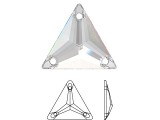 SWAROVSKI ELEMENTS - 3270 - Sew on Delta - 16mm - <font color=#873E1B>Nur solange der Vorrat reicht!</font>