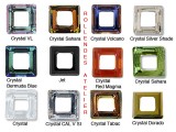 SWAROVSKI ELEMENTS - 4439 Square Ring - 20mm - unbeschichtet - <font color=#873E1B>Nur solange der Vorrat reicht!</font>