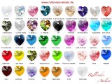 6202 / 6228 -  Swarovski Herz AB oder Effekt - 10mm x 10,5mm - <font color=#873E1B>Nur solange der Vorrat reicht!</font>