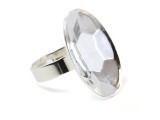Ring mit Klebefassung fr Fancy Stone 4127 30x22mm