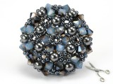 Kit - Blumenkissen White Opal Sky Blue