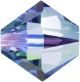 Preciosa MC Bead - 4mm - Capri Blue AB- 30 Bicone