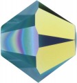 Preciosa MC Bead - 4mm - Turquoise AB - 30 Bicone