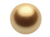 Preciosa Nacre Round Pearl - 4mm - Vanilla - 30 Bicone