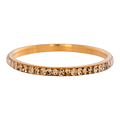 iXXXi Fllring 2mm - Zirkonia Topaz - Gold