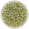 TOHO - Round 11/0 - Inside-Color Rainbow Lt Topaz/Sea Foam-Lined