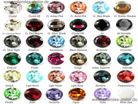 SWAROVSKI ELEMENTS 4127 Fancy Oval