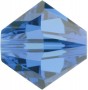 Preciosa MC Bead - 4mm - Capri Blue - 30 Bicone