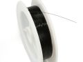 Perlonfaden schwarz 0,25 mm