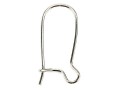 1 Ohrfeder, platinfarbig (1)