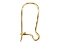 1 Ohrfeder, goldfarbig (1)