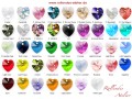 6202 / 6228 -  Swarovski Herz AB oder Effekt - 10mm x 10,5mm - <font color=#873E1B>Nur solange der Vorrat reicht!</font>