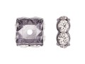 Rondell Square - Gun Metal 6mm