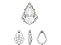 SWAROVSKI ELEMENTS - 6091 - Baroque Flat Pendant - 38mm - <font color=#873E1B>Nur solange der Vorrat reicht!</font>
