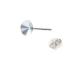 1 Ohrstecker mit Klebefassung fr 1122 14mm