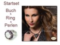 Startset - Wechselring Button, Perlen und das Buch Zeit zum Wechseln - von Sabine Reinhardt