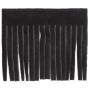 Fransenborte - Schwarz - 4cm x 10cm
