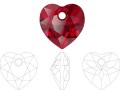 SWAROVSKI ELEMENTS 6432 Heart Cut Pendant - 8mm - <font color=#873E1B>Nur solange der Vorrat reicht!</font>