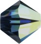 Preciosa MC Bead - 4mm - Montana AB - 30 Bicone