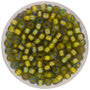 TOHO - Round 6/0 - Inside-Color Luster Black Diamond/Opaque Yellow-Lined