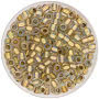 TOHO - Round 6/0 - Inside-Color Crystal/Gold-Lined