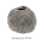Lana Grossa - ECOPUNO PRINT - Mittelgrau bunt